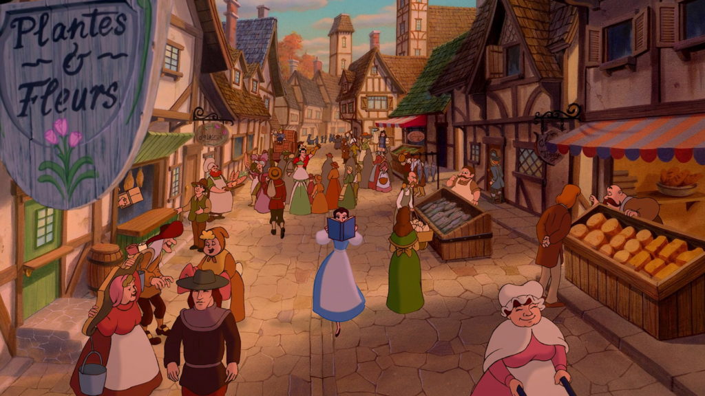 Belle's Town in the 1991 Beauty & the Beast