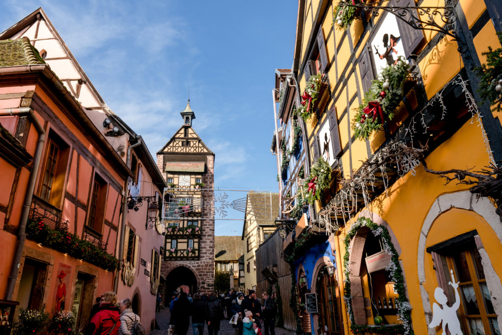 Streets of Riquewihr, France