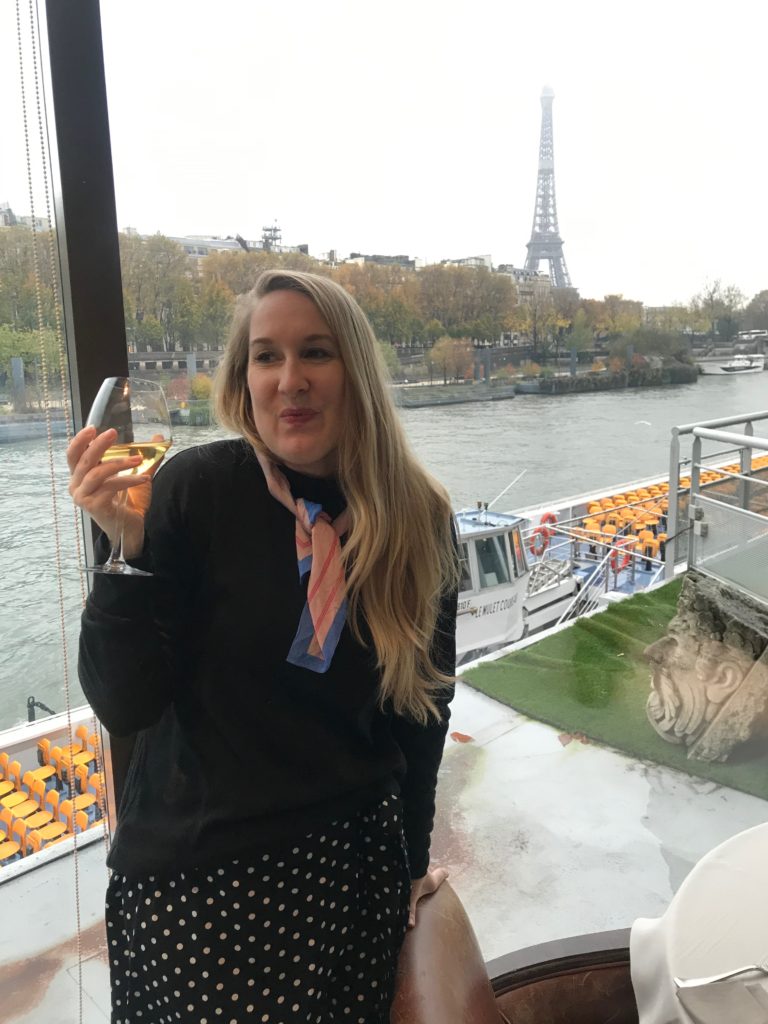 Dinner along the Seine River in Paris