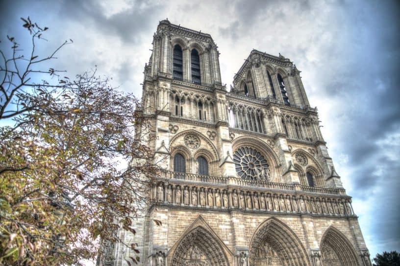 Exterior of the Notre Dame Cathedral