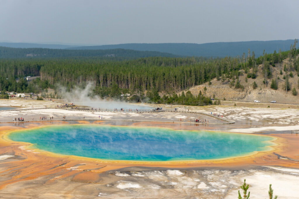 Hot Springs in Yellowstone that Inspired The Good Dinosaur