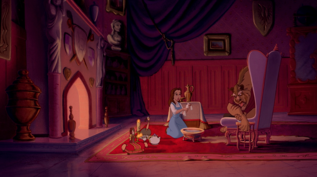 Fireplace in the Beast's Castle from Beauty & the Beast