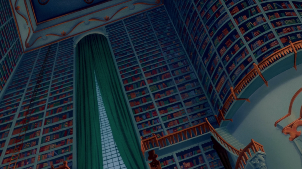 Belle's Library in the Beast's Castle