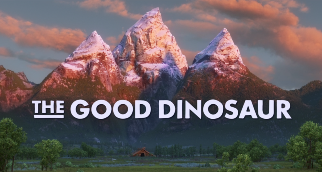 Clawtooth Mountain in the Opening Credits of The Good Dinosaur