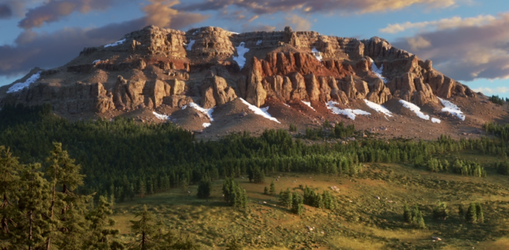 The Landscapes in the Opening of The Good Dinosaur