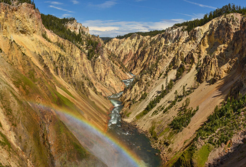 The Waterfalls of Yellowstone that Inspired The Good Dinosaur