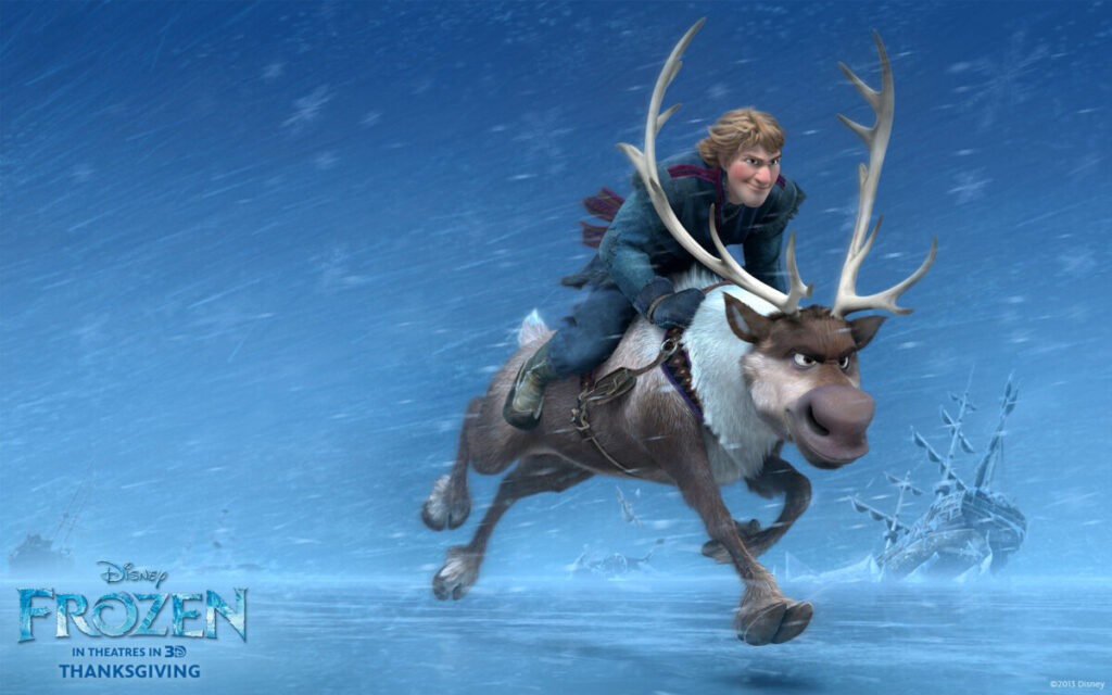 Kristoff & Sven in Frozen