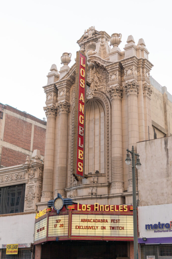The Los Angeles Theatre in Downtown Los Angeles