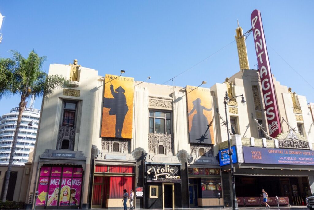 The Pantages Theater in Hollywood