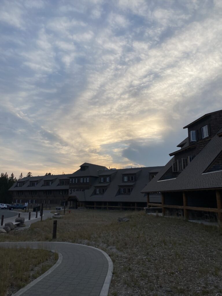 Exterior of Canyon Lodge in Yellowstone, Wyoming