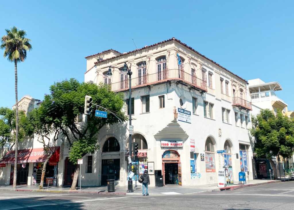 Baine Building in Hollywood that Inspired the Whitley Building
