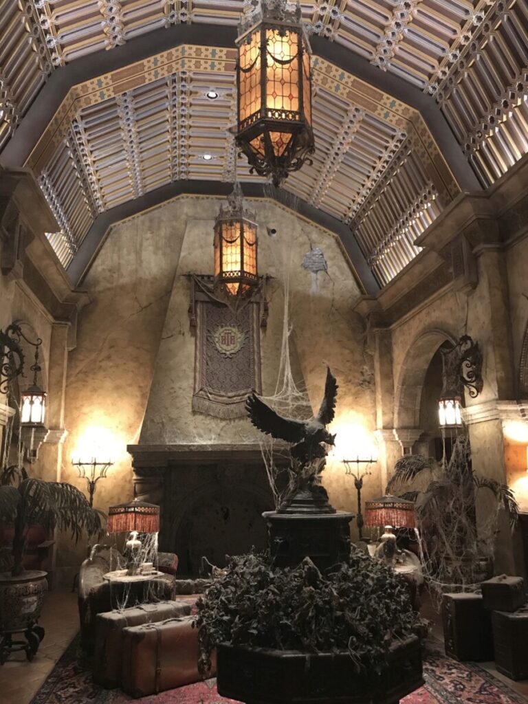 Interior of Walt Disney World's Tower of Terror Ride