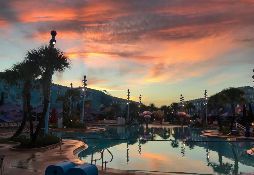 Sunrise at the Big Blue Pool